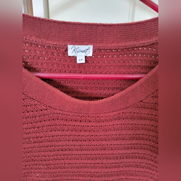 Kismet Sweater, burnt orange, size small - Picture 2 of 2